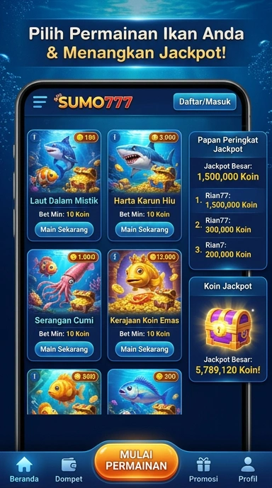 Proses pengunduhan aplikasi di Sumo777 yang cepat dan efisien.
